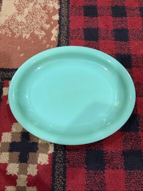 Vintage Fire King jadeite platter